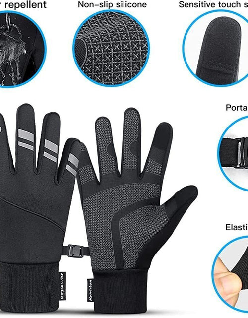 Load image into Gallery viewer, Women Men Winter Thermal Windproof Waterproof Touch Screen Warm Gloves Mittens
