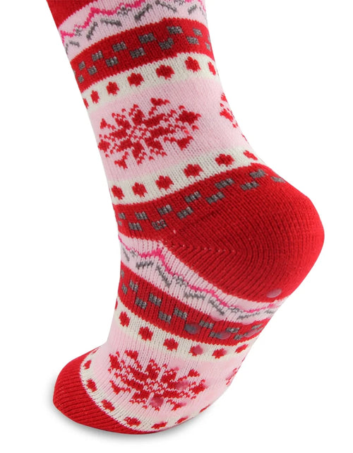 Load image into Gallery viewer, 1Pair Women Men Christmas Slipper Socks Fuzzy Thermal Bed Sherpa Slipper Socks Fleece US 5-11 Christmas Socks
