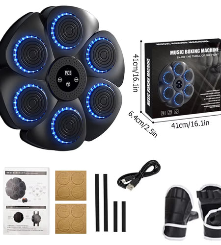 Smart Bluetooth Wall Mounted Boxing Machine, Punching Equipment, Music, Boxing Trainer, Gym, Home, Electronic, New