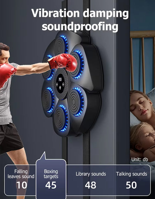 Load image into Gallery viewer, Smart Bluetooth Wall Mounted Boxing Machine, Punching Equipment, Music, Boxing Trainer, Gym, Home, Electronic, New
