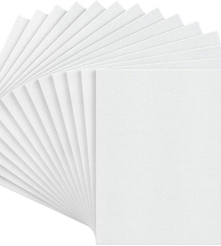 Canvas Boards for Painting, Pack of 14, 12 X 12 Inches, Square Blank Canvas Panels, 100% Cotton, 12.3 Oz Gesso-Primed, Art Supplies for Acrylic Pouring and Oil Painting