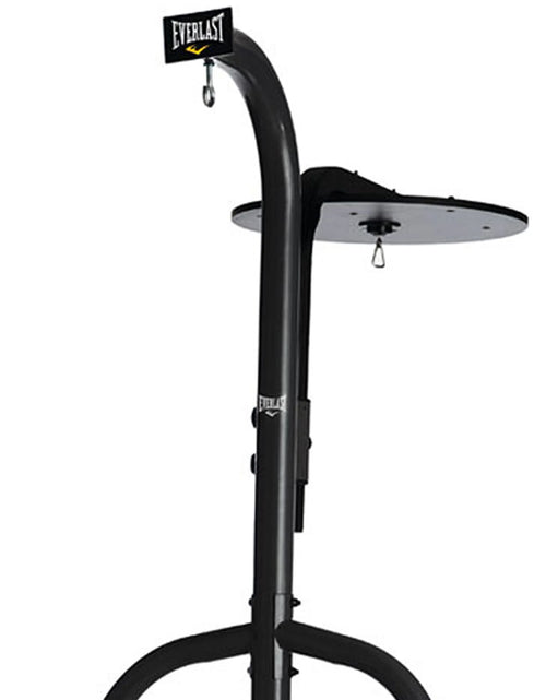 Load image into Gallery viewer, 2 Station Dual Heavy Duty Powder Coated Steel Heavy and Speed Bag Stand
