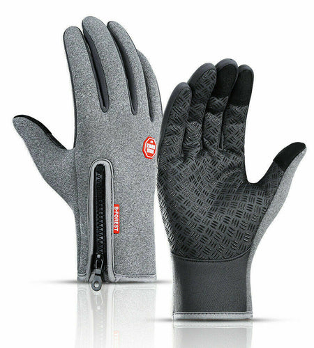 Women Men Winter Thermal Windproof Waterproof Touch Screen Warm Gloves Mittens