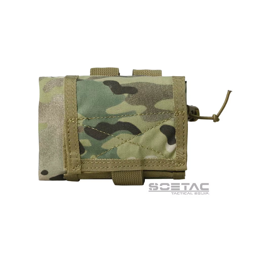 Camo Molle Tactical Dump Pouch Folding Outdoor Hunting Multifunctional Accessory Pack Accessories