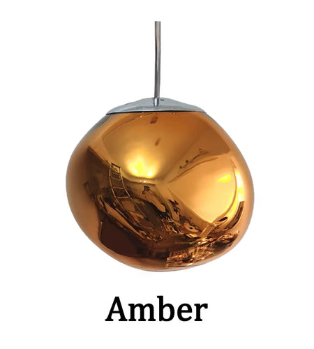 Nordic Lava Glass Pendant Light Modern Led Chandeliers for Living Room PVC Lustre Home Decor Indoor Hanging Lamps Light Fixture