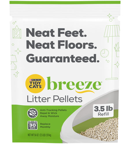 (2 Pack) Purina  Litter Pellets, BREEZE Refill Litter Pellets, 3.5 Lb. Pouch