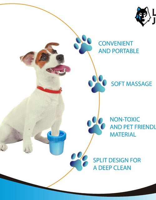 Load image into Gallery viewer, Dog Paw Cleaner - Portable Pet Paw Washer Cup (For Small and Medium Breed Dogs)
