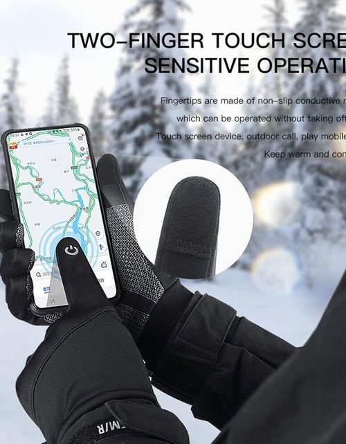 Load image into Gallery viewer, Women Men Winter Thermal Windproof Waterproof Touch Screen Warm Gloves Mittens
