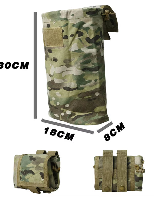 Load image into Gallery viewer, Camo Molle Tactical Dump Pouch Folding Outdoor Hunting Multifunctional Accessory Pack Accessories
