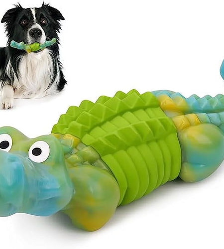 Dog Toys, Dog Toys for Aggressive Chewers,Indestructible Dog Toys for Large Breed,Durable/Tough Dog Toys for Large Dogs,Bacon Flavor,Green