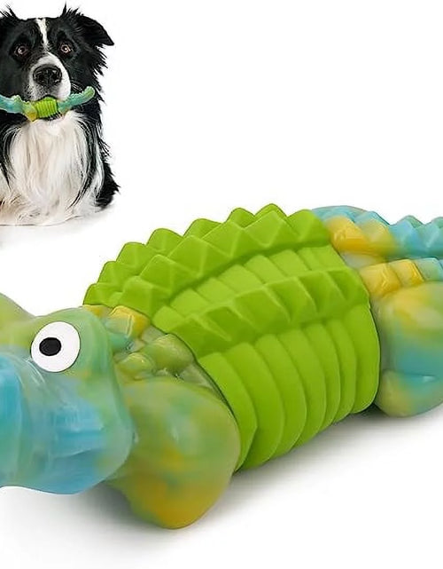 Load image into Gallery viewer, Dog Toys, Dog Toys for Aggressive Chewers,Indestructible Dog Toys for Large Breed,Durable/Tough Dog Toys for Large Dogs,Bacon Flavor,Green
