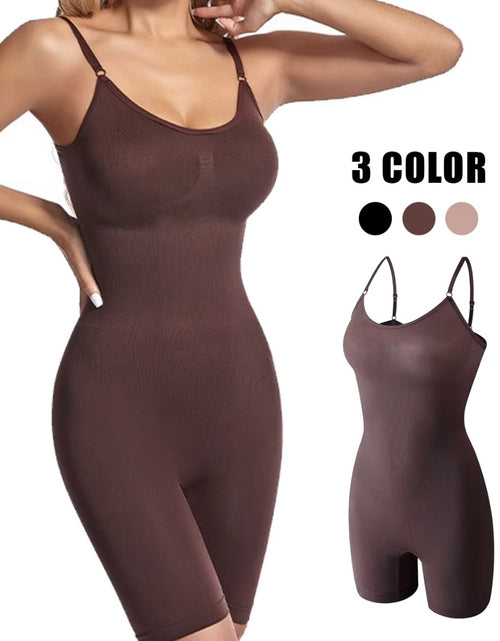 Load image into Gallery viewer, Shapewear Stree Jumpsuit Women Tummy Control Full Body Shaper Bodysuit Reducing and Shaping Girdles
