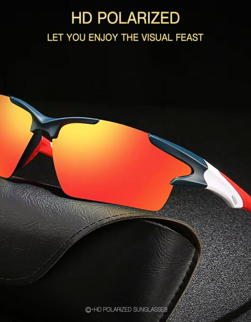 Load image into Gallery viewer, Sunglasses Men Women Sports Sunglasses Dustproof Glasses Classic Dazzle Colour Film Driving Fishing Motorcycle Running Travel
