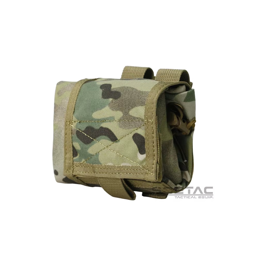 Camo Molle Tactical Dump Pouch Folding Outdoor Hunting Multifunctional Accessory Pack Accessories