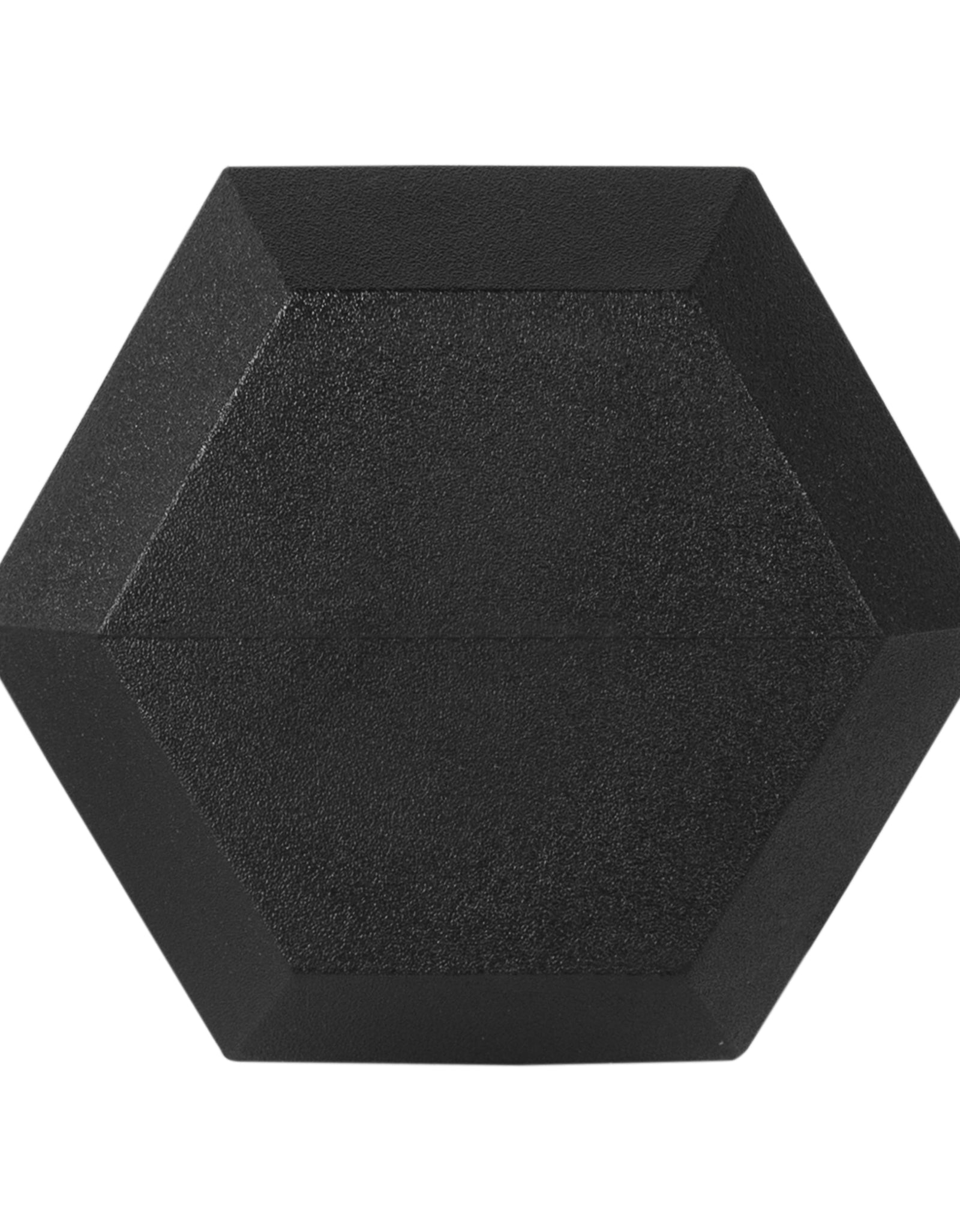 Rubber Encased Hex Dumbbell, 10Lbs, Single