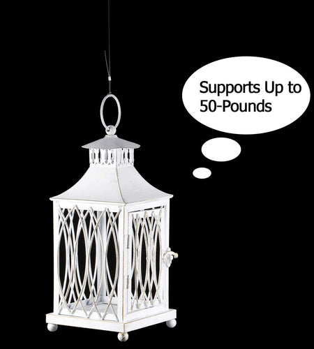 Strong Clear Nylon Fish Wire for Hanging Christmas Decor and 50 Loop Sleeve (109 Yd.)