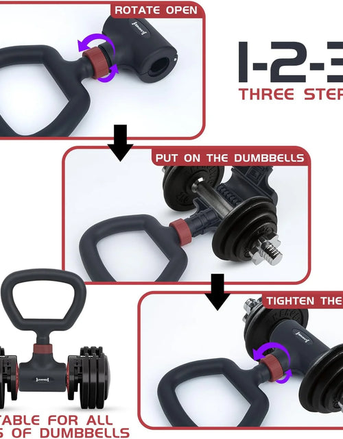 Load image into Gallery viewer, FC-020324-002 Dumbbell Barbell Converter Adjustable Weight 8-200 Lb
