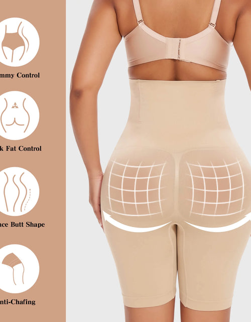 Load image into Gallery viewer, 2 Pack Women Waist Trainer Shapewear Tummy Control Body Shaper Shorts Hi-Waist Butt Lifter Thigh Slimmer
