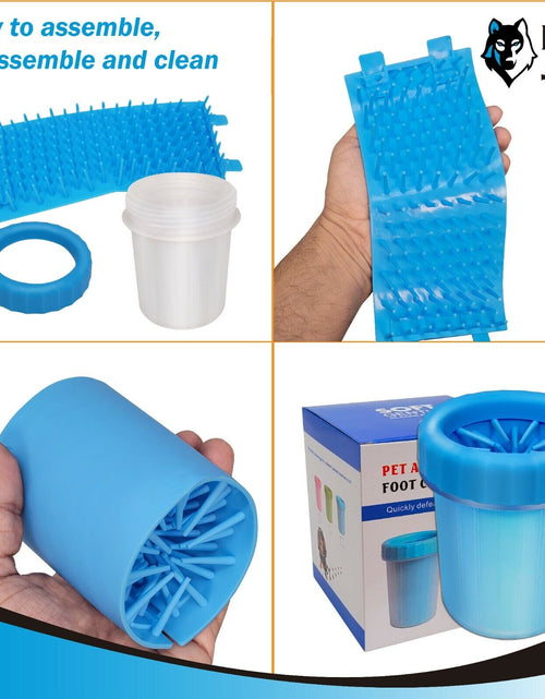 Load image into Gallery viewer, Dog Paw Cleaner - Portable Pet Paw Washer Cup (For Small and Medium Breed Dogs)
