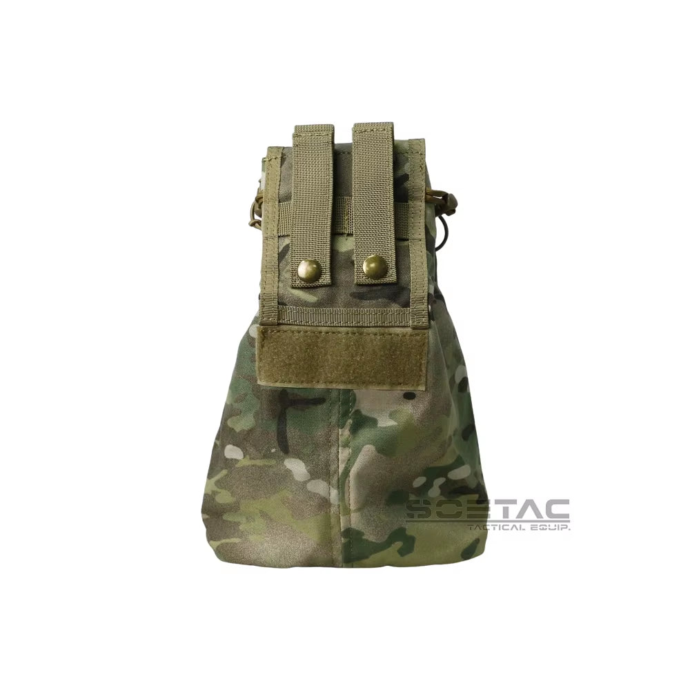 Camo Molle Tactical Dump Pouch Folding Outdoor Hunting Multifunctional Accessory Pack Accessories